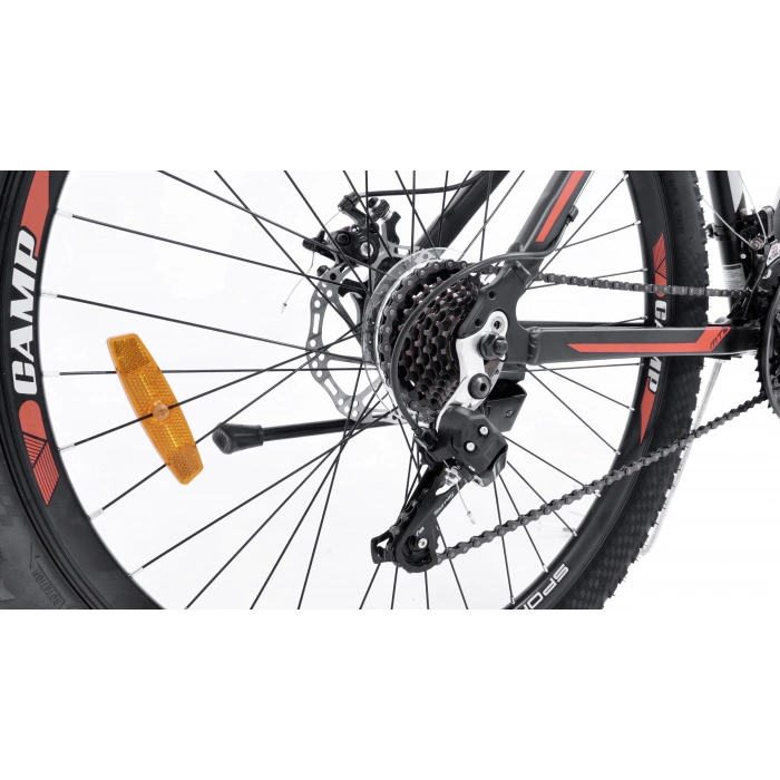 Belderia Camp Xc 4.1 27,5 Jant 18 Kadro Shimano St-Ef41 Vites Mekanik Disk Fren Kırmızı