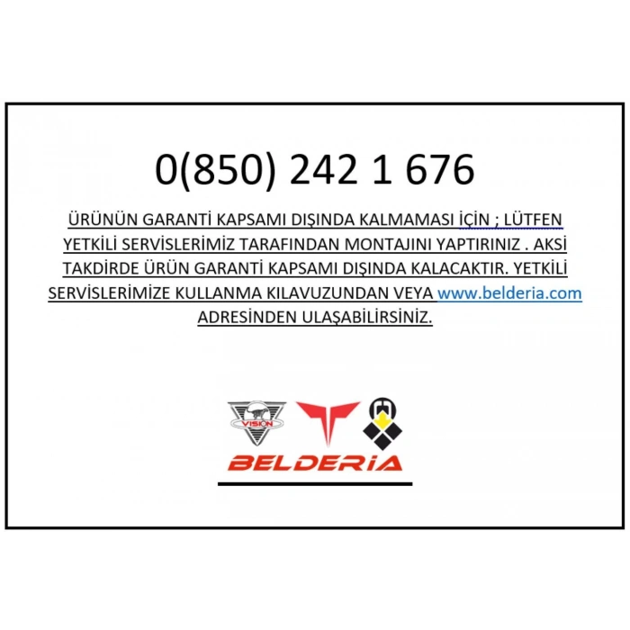 Belderia Vision Kings 24 Jant Microshift (3*7) Vites V-Fren Siyah-Kırmızı Dağ Bisikleti