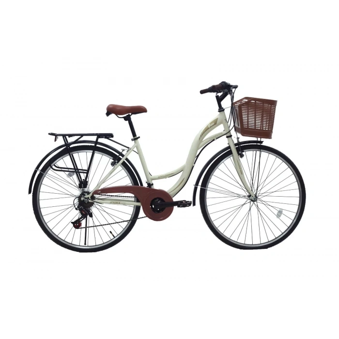 Belderia Holiday 24 Jant Sypo Index (3*7) Vites V-Fren Beyaz Şehir Bisikleti