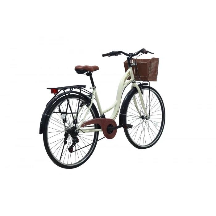 Belderia Holiday 24 Jant Sypo Index (3*7) Vites V-Fren Beyaz Şehir Bisikleti