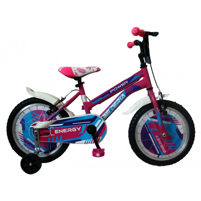 BELDERIA POWER 16 JANT VİTESSİZ V-FREN PEMBE ÇOCUK BİSİKLETİ