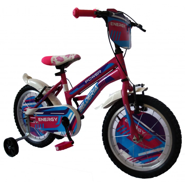 BELDERIA POWER 16 JANT VİTESSİZ V-FREN PEMBE ÇOCUK BİSİKLETİ