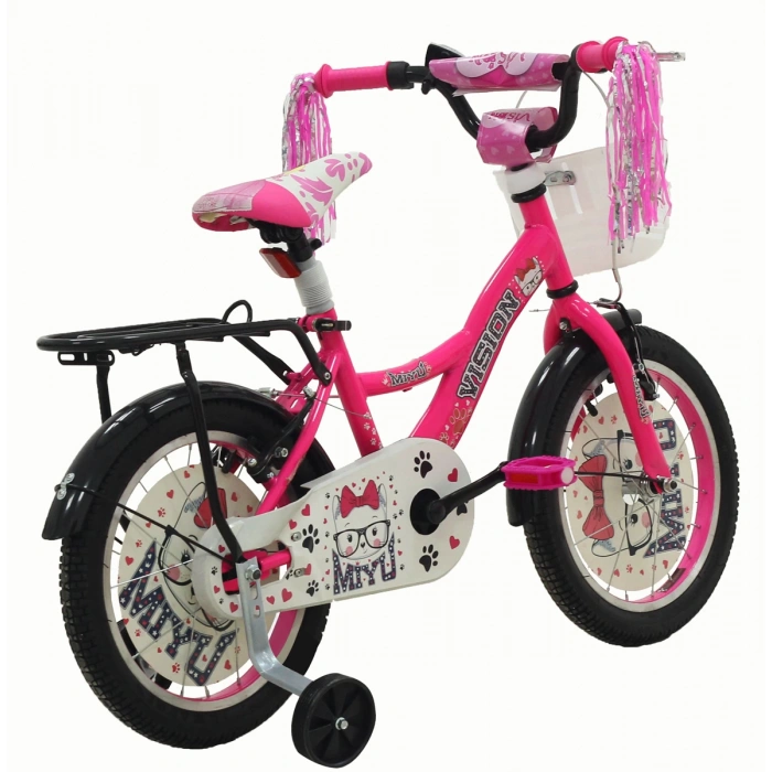 Belderia Vision Miyu 20 Jant Vitessiz V-Fren Pembe Çocuk Bisikleti