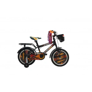 Belderia Vision Dragon 16 Jant Vitessiz V-fren Siyah Çocuk Bisikleti