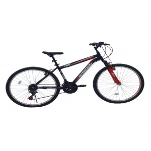 Belderia Vision Tiger 24 Jant Sypo Index (3*7) Vites V-Fren Siyah-Kırmızı Dağ Bisikleti