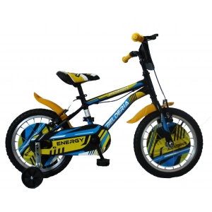 BELDERIA POWER 16 JANT VİTESSİZ V-FREN SİYAH/SARI ÇOCUK BİSİKLETİ