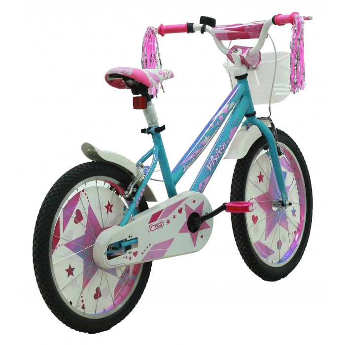 Belderia Vision Faworis 20 Jant Vitessiz V-Fren Turkuaz Çocuk Bisikleti