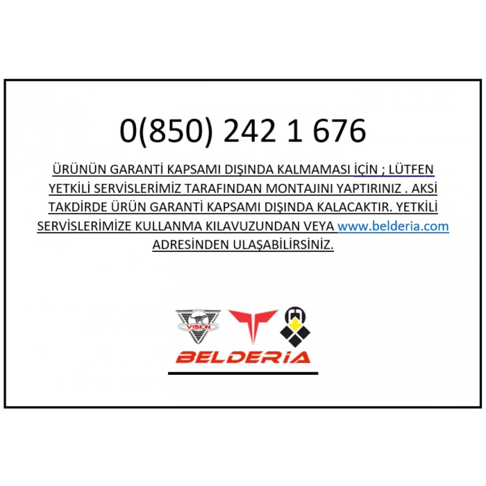 Belderia Vision Kings 26 Jant Microshift (3*7) Vites V-Fren Siyah-Kırmızı Dağ Bisikleti