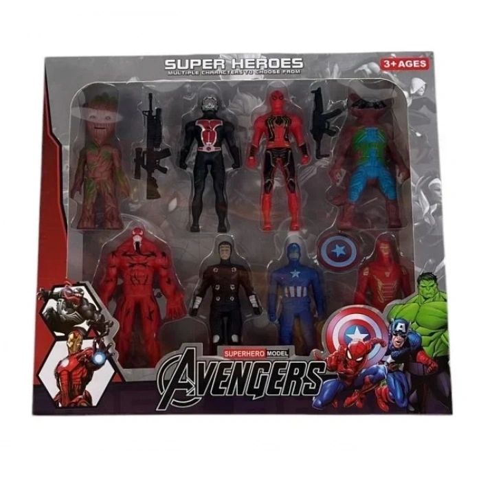 8 LI KUT.AVENGERS KARAKTERLER