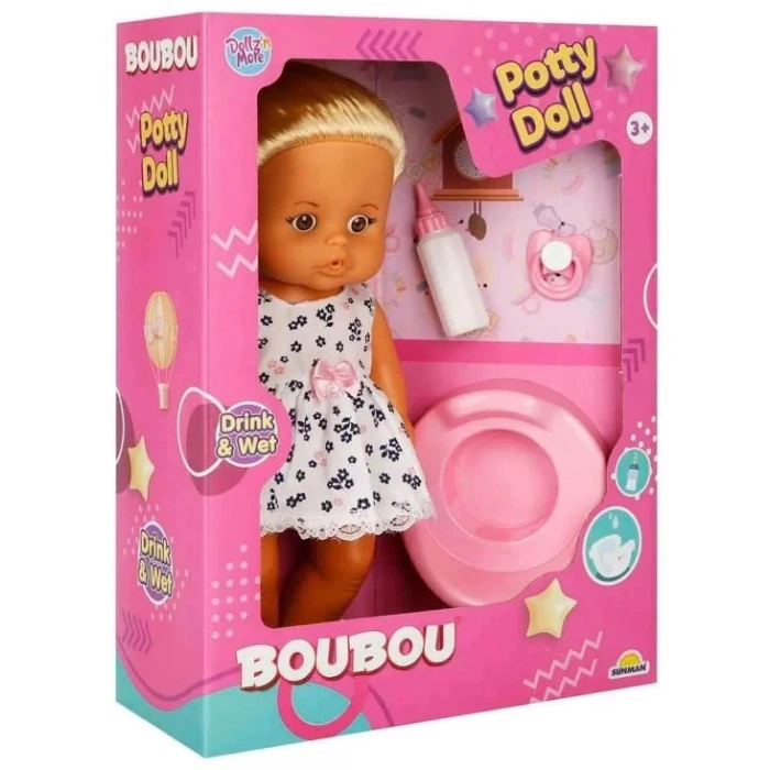 BEBEK SET BEBELOU ALTINI ISLATAN 30CM SACLI SESSIZ