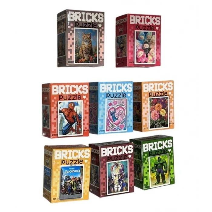 KARISIK KARTON BRICKS PUZZLE