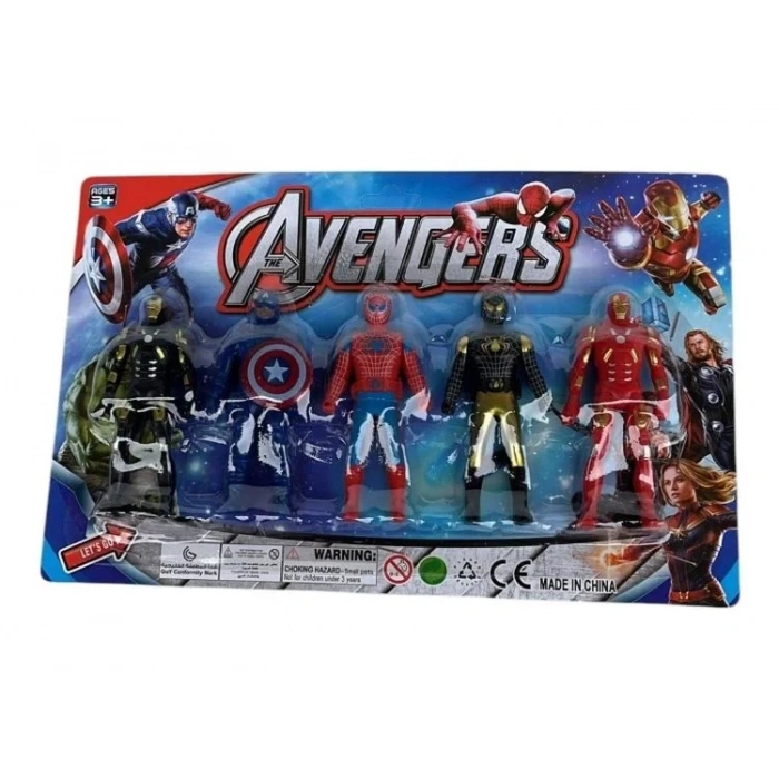 KARTELA 5 LI  AVENGERS SETI