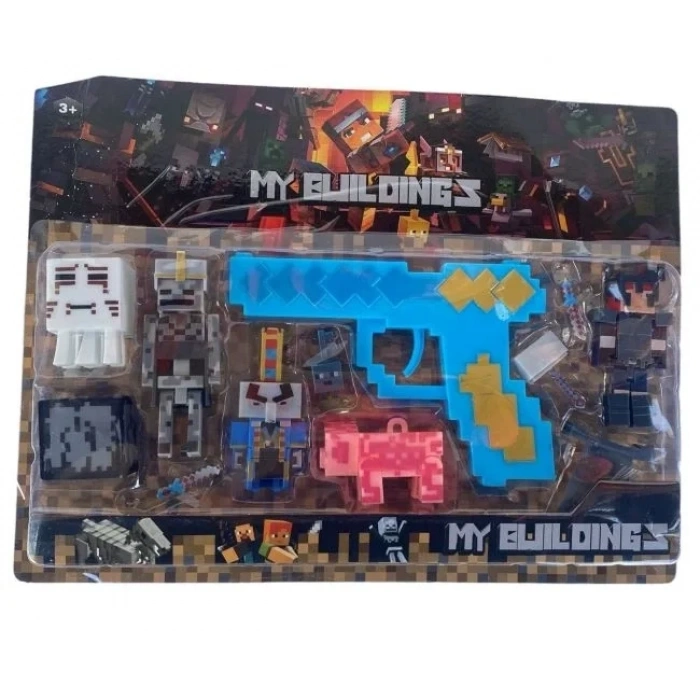 KART.SILAHLI MINECRAFT SET