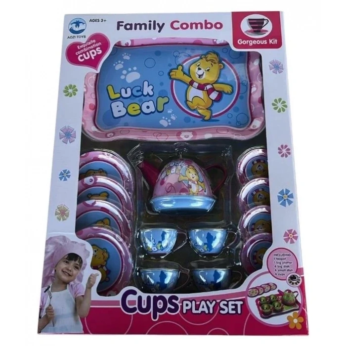 KUT. METAL TEPSILI CAY SETI