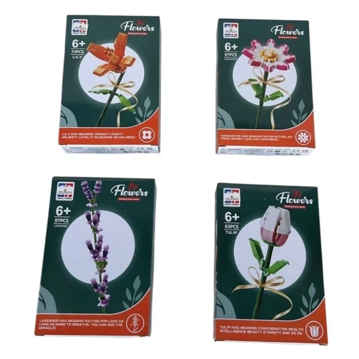 KUTUDA CICEK LEGO BLOKLARI