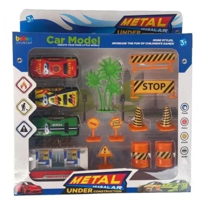 KUTULU METAL TRAFIK SET