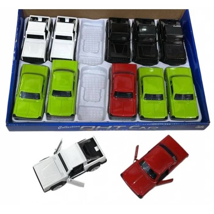 METAL ARABALAR 12LI KUTU KAPILARI ACILIR