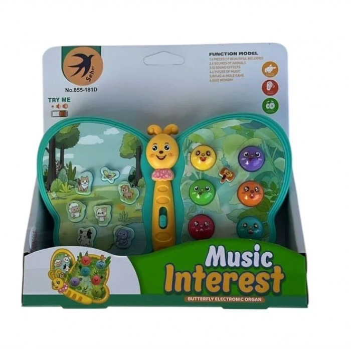 PILLI MUZIKLI KELEBEK PIANO