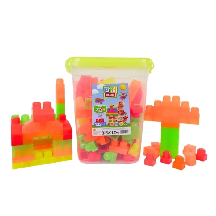 PLAYBLOX BLOCK  NEON 133 PCS BUCKET