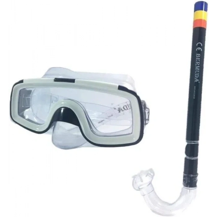PVC MASKE SNORKEL SET ARES