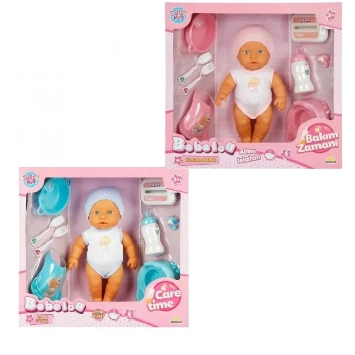 SESLI GULEN AGLAYAN AKS.32CM BEBEK