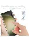 Samsung Galaxy S23 Ultra 5g Tam Uyumlu Ekran Koruyucu Nano Full Edge Tam Kaplar Esnek Polymer Uv Cam