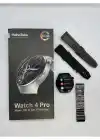 Siyah Haino Teko Watch 4 Pro Rw32 Curved Amoled Ekran 3 Kordon Akıllı Saat