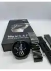 Siyah Haino Teko Watch 4 Pro Rw32 Curved Amoled Ekran 3 Kordon Akıllı Saat