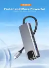 Şarj Adaptörü Hub013 Usb C Hub 6 In 1 Tip C-hdmı 4k, 2 Usb 3.0 Bağlantı Noktası, 100w Pd