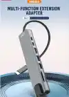 Usb-c Adaptörü Hub003 8i 1 Arada Tip C Girişi