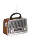 RADYO NOSTALJİ ŞARJLI BT/USB/SD/AUX/FM FENERLİ CAMERON CM-301BT