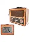 Radyo Nostalji Şarjlı Bt/usb/sd Cameron Cm-821bt