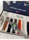 Watch 4 pro Suit 7 Kordonlu Yuvarlak Kasa Erkek Sesli Görüşme Bildirim Alma Nfc Akıllı Saat