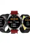 SK27 Business Amoled Ekran Metal / Deri / Silikon Kordonlu Watch 4 Pro Akıllı Saat