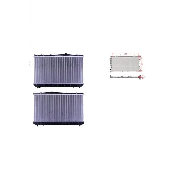 Chevrolet Rezz 2000-2008 Su Radyatörü Brazing P96271477 WISCO