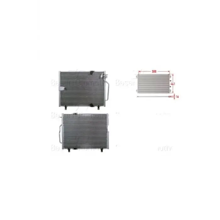 BMW E34 1991-1995 Klima Radyatörü Mm 64538390956 WISCO