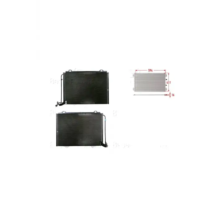 Mercedes W202 1993- Klima Radyatörü 594X411X16 A2028300970 Wisco