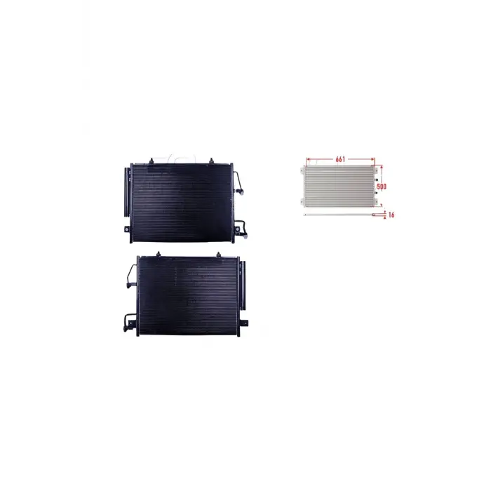 Mitsubishi Pajero 2008 - Klima Radyatörü 661x 500x16 156 7812A156 WISCO