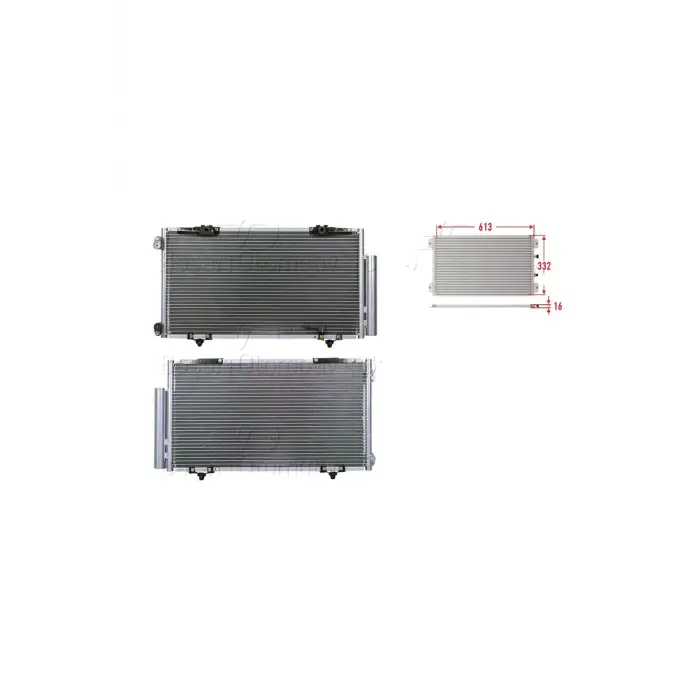 Toyota Avensis 1998-2000 Klima Radyatörü 613X332X16 8845005010 Wisco