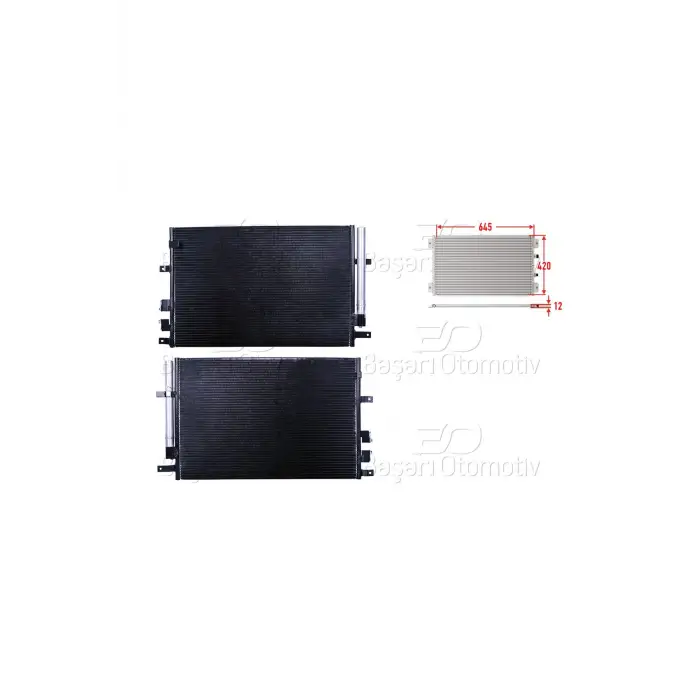 Alfa Romeo 159 2006 - Klima Radyatörü 645x 420x12 60694767 WISCO