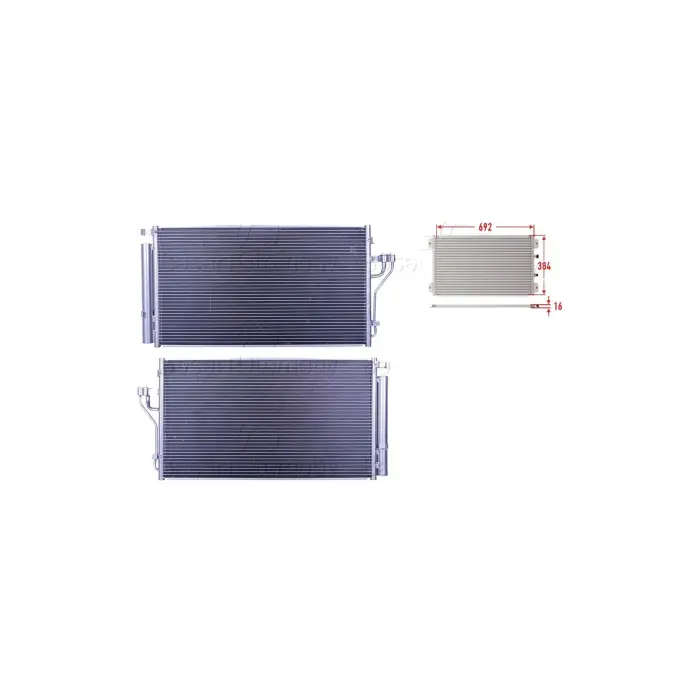 Hyundaı ıx35. Kıa Sportage 10 Ve Sonrası Uyumlu Klima Radyatörü 692x384x16 97606 2Y500 Wisco