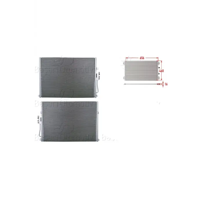 Jeep Grand Cherokee Klima Radyatörü 656x 460x16 K55115918AB WISCO