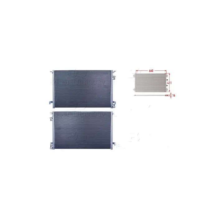 Opel Vectra 2002-2009 C Signum Klima Radyatörü 660x 411x16 13101840 WISCO