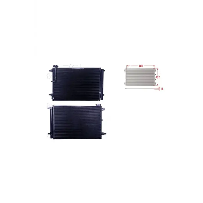 Audı A8 2.0 Tfsı 3.0 Tdı 09 Ve Sonrası Uyumlu Klima Radyatörü 668x452x16 4H0260403C Wisco