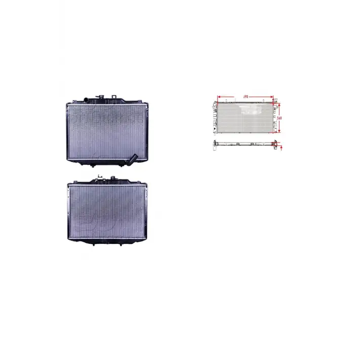 Su Radyatörü Brazing 390X568X26 - MB356342 Wisco - Mitsubishi L300 Minibus 94 Ve Sonrası Uyumlu