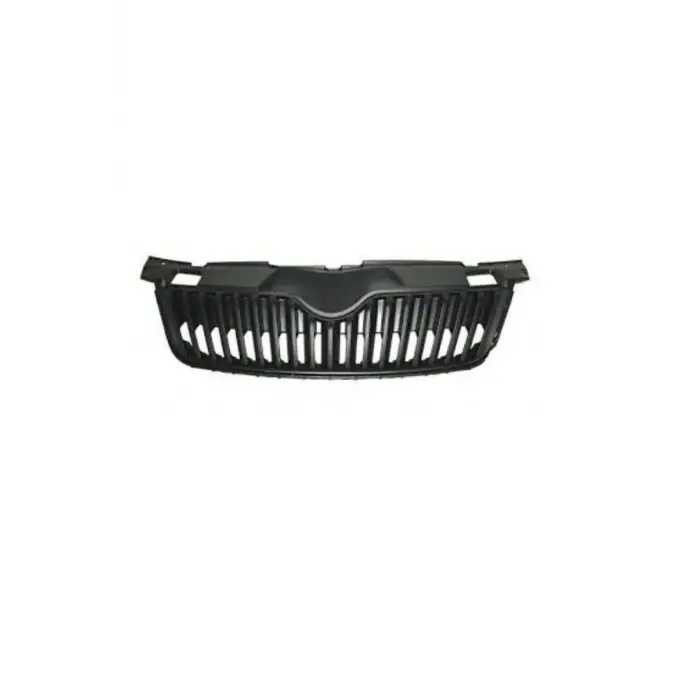 Skoda Fabia Roomster 2010-2015 Panjur Siyah Izgara Nikelajlı Cerceve 5J0853668C9B9 Wisco