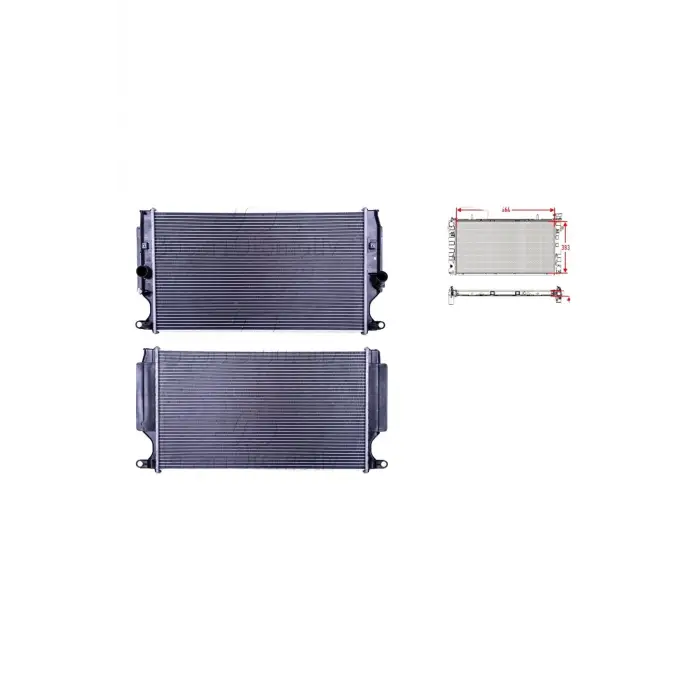 Toyota Avensis 2.0d4d. Verso 1.6d4d 08 Ve Sonrası Uyumlu Su Radyatörü16400 0R030 Wisco