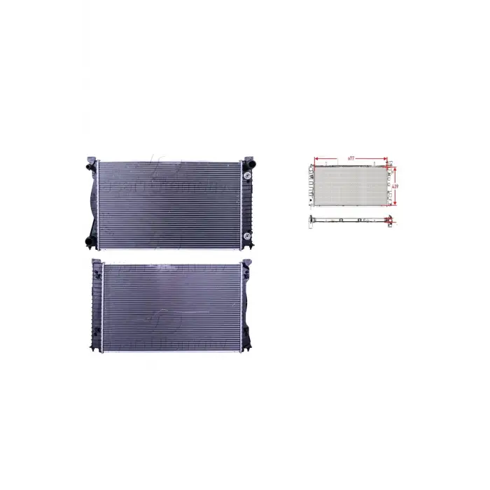 Audi A6 2004 - Su Radyatörü Brazing 439X32 MM 4F0121251E WISCO