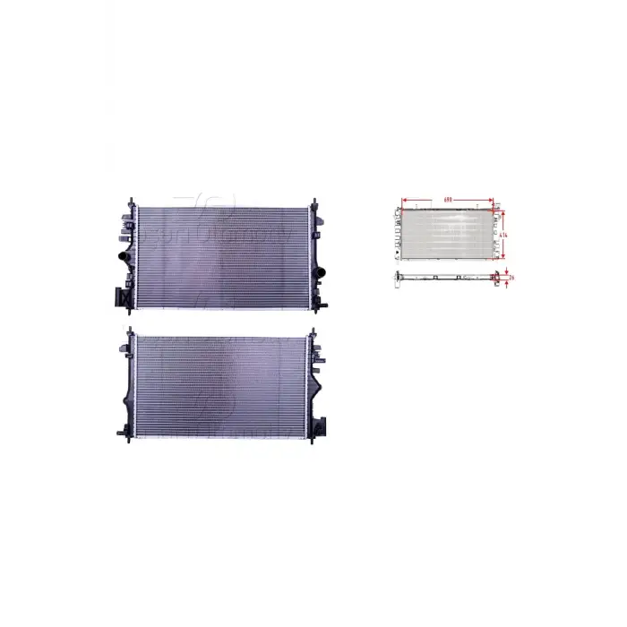 Opel Insignia 2008-2017 A Su Radyatörü Brazing 13241725 WISCO