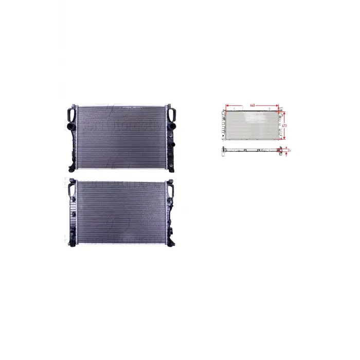 Mercedes E240 E320 M112 E200. E220 2.2cdı 02 Ve Sonrası Uyumlu Su Radyatörü 2115000102 Wisco